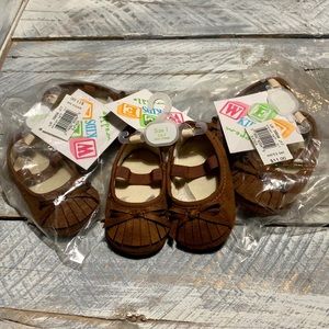 🌸3 WeeKids Infant Girls Skimmer With Bow #3🌸